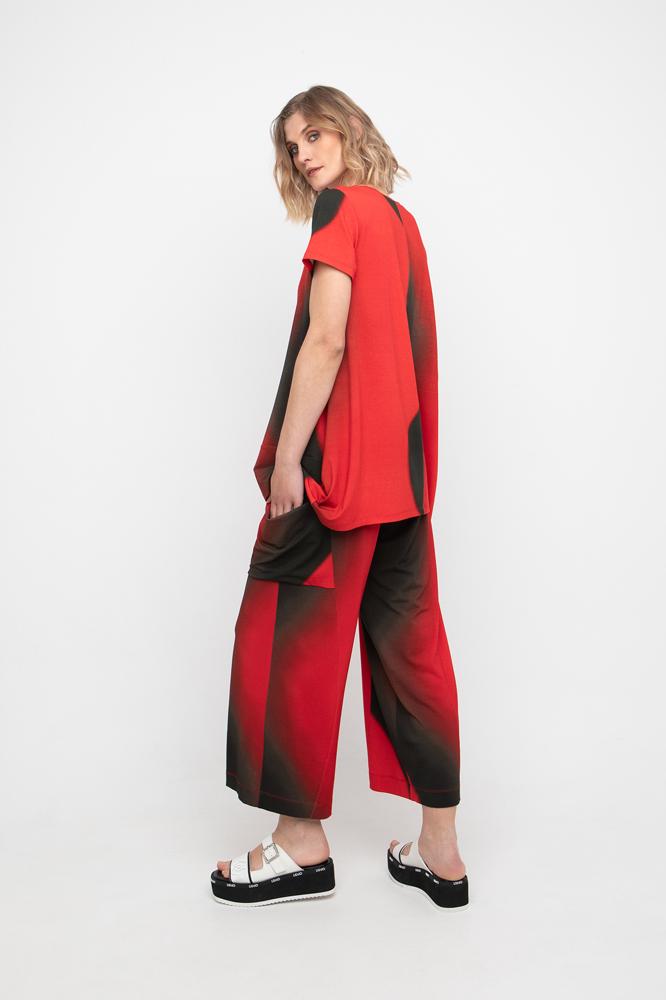 broek met opvallend artistiek ontwerp 850558 - Ozai N Kü