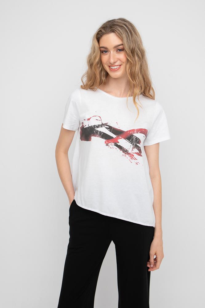 shirt met kunstzinnige patroon 850568 - Ozai N Kü
