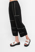 broek met contrasterende stiksels 850594 - Ozai N Kü