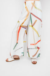 wijde broek met kleurrijke accenten 850974 - Ozai N Kü