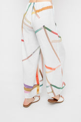 wijde broek met kleurrijke accenten 850974 - Ozai N Kü