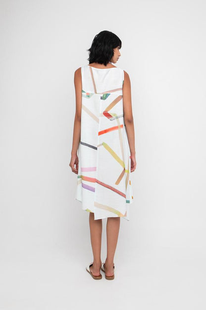 zomerse jurk met kleurrijke accenten 850994 - Ozai N Kü
