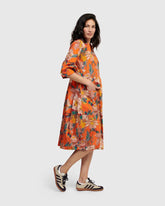 zomerse bloemenjurk sd808 - Alembika