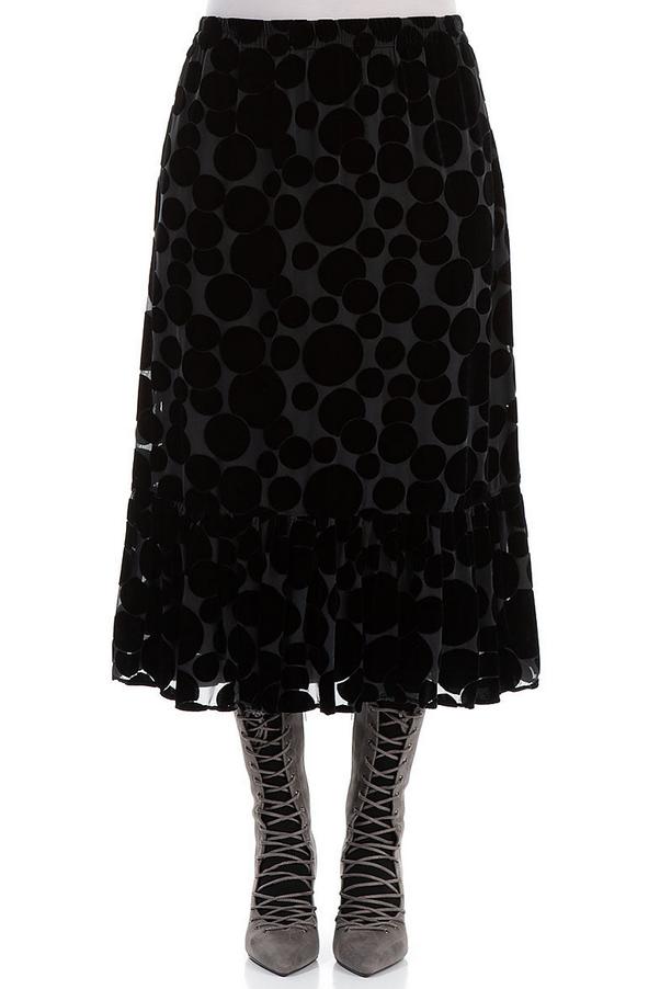 maxi-rok met cirkelpatroon 4447/2-s136-s302 - Grizas