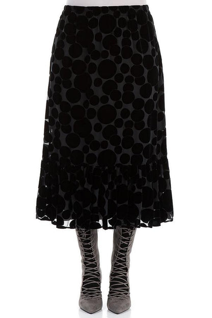 maxi-rok met cirkelpatroon 4447/2-s136-s302 - Grizas
