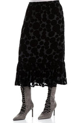 maxi-rok met cirkelpatroon 4447/2-s136-s302 - Grizas