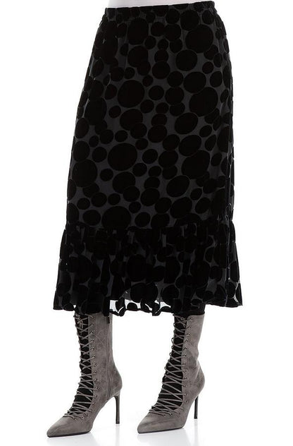 maxi-rok met cirkelpatroon 4447/2-s136-s302 - Grizas