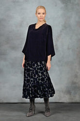 maxi-rok met cirkelpatroon 4447/2-s136-s302 - Grizas