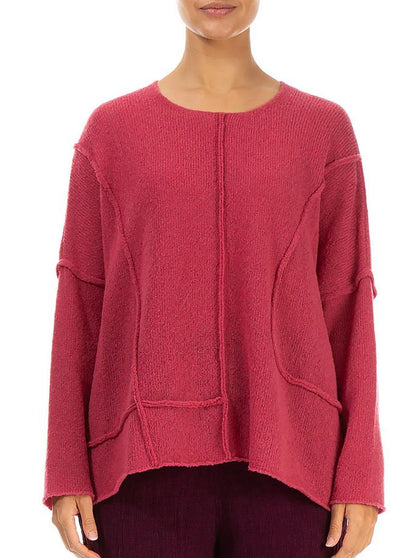 gebreide pull met unieke zakdetails 64033-r1 - Grizas