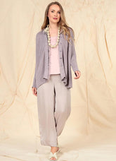 linnen gilet 62078-bl - Grizas