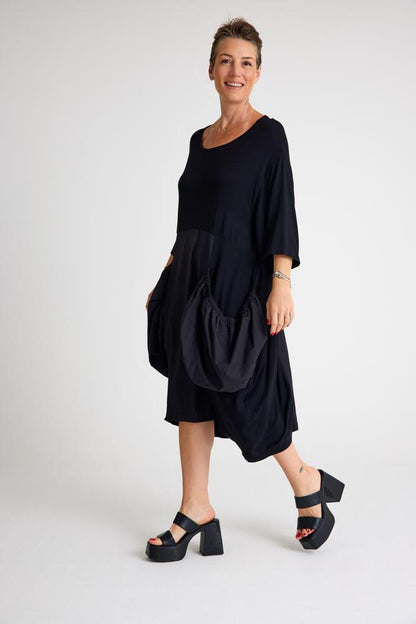 jurk met driekwart mouwen 25035 - Zilberman