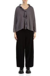 wollen vest met ruches 66168-r1 - Grizas
