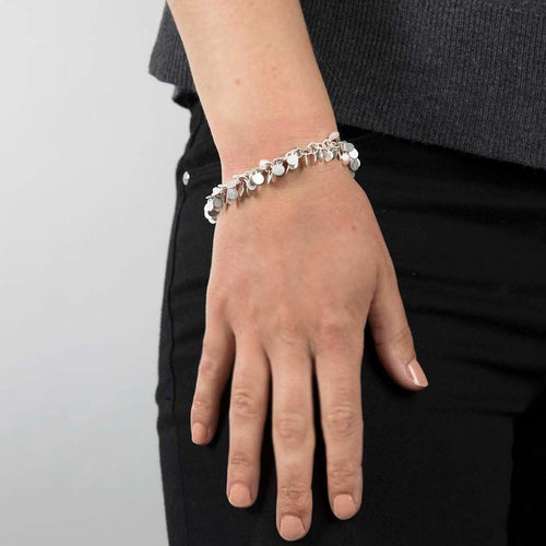 elegante armband met muntbedels 10886 - Rosanna de la Riva