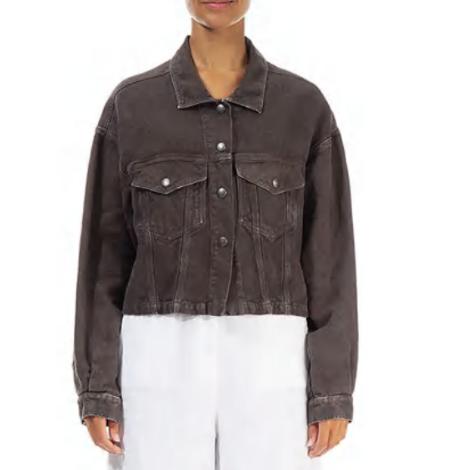 linnen kort vestje 71287-od412 - Grizas