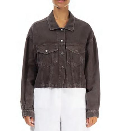 linnen kort vestje 71287-od412 - Grizas