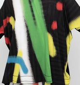 broek met abstracte print 850084 - Ozai N Kü