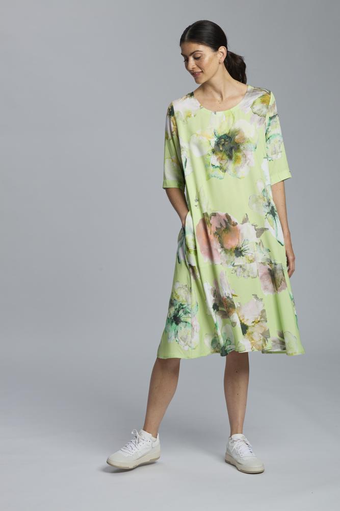 zomerse bloemenjurk elegantie 8526-055 - Vetono