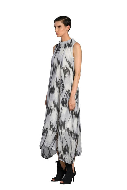 elegante ramie maxi jurk 23/minias - Lotus Eaters