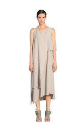 lyocell-linnen elegante zomerjurk 9/mesca - Lotus Eaters