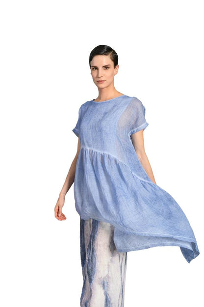 luchtige lyocell ramie tuniek 22/carico - Lotus Eaters