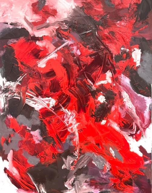 "red flames" - Monique Culenaire