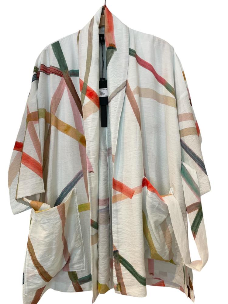 kimono vest met kleurrijke accenten 851084 - Ozai N Kü