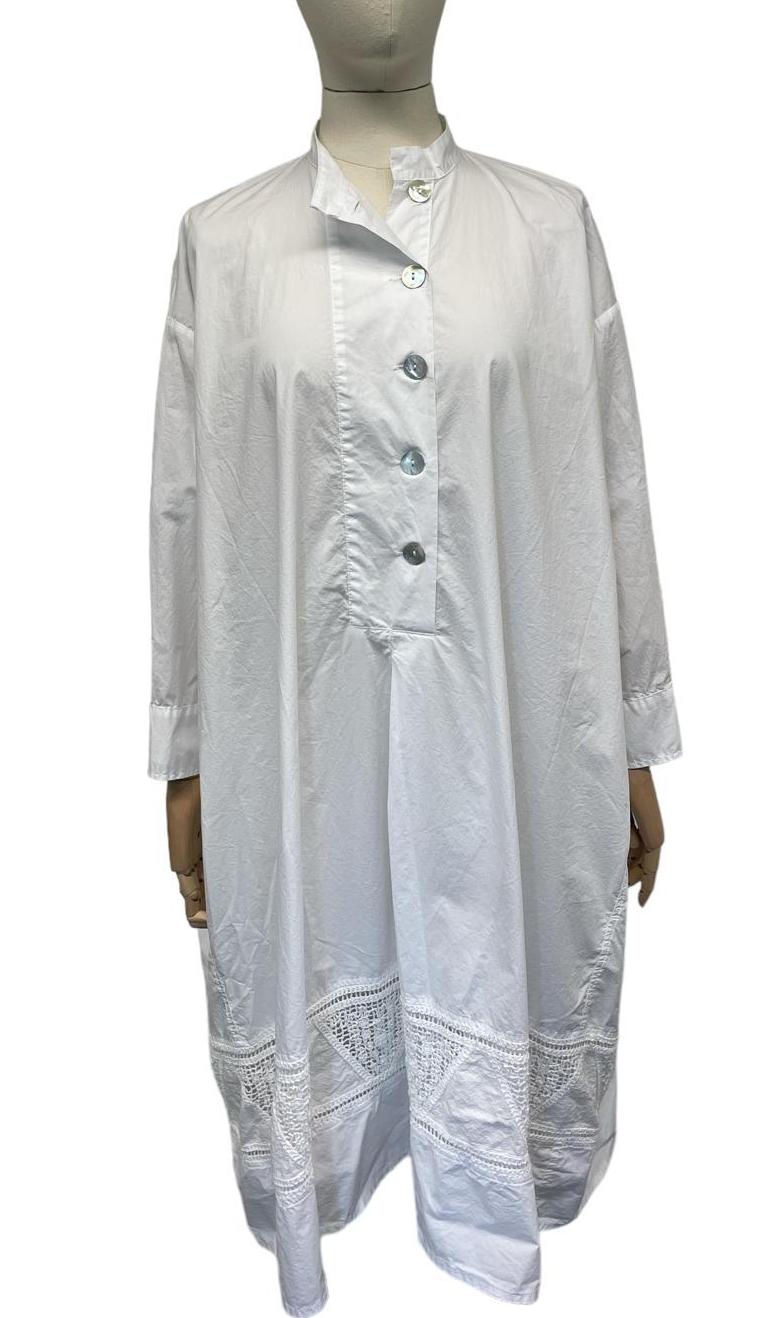 overhemdjurk met kantdetails p241146 - Working Overtime