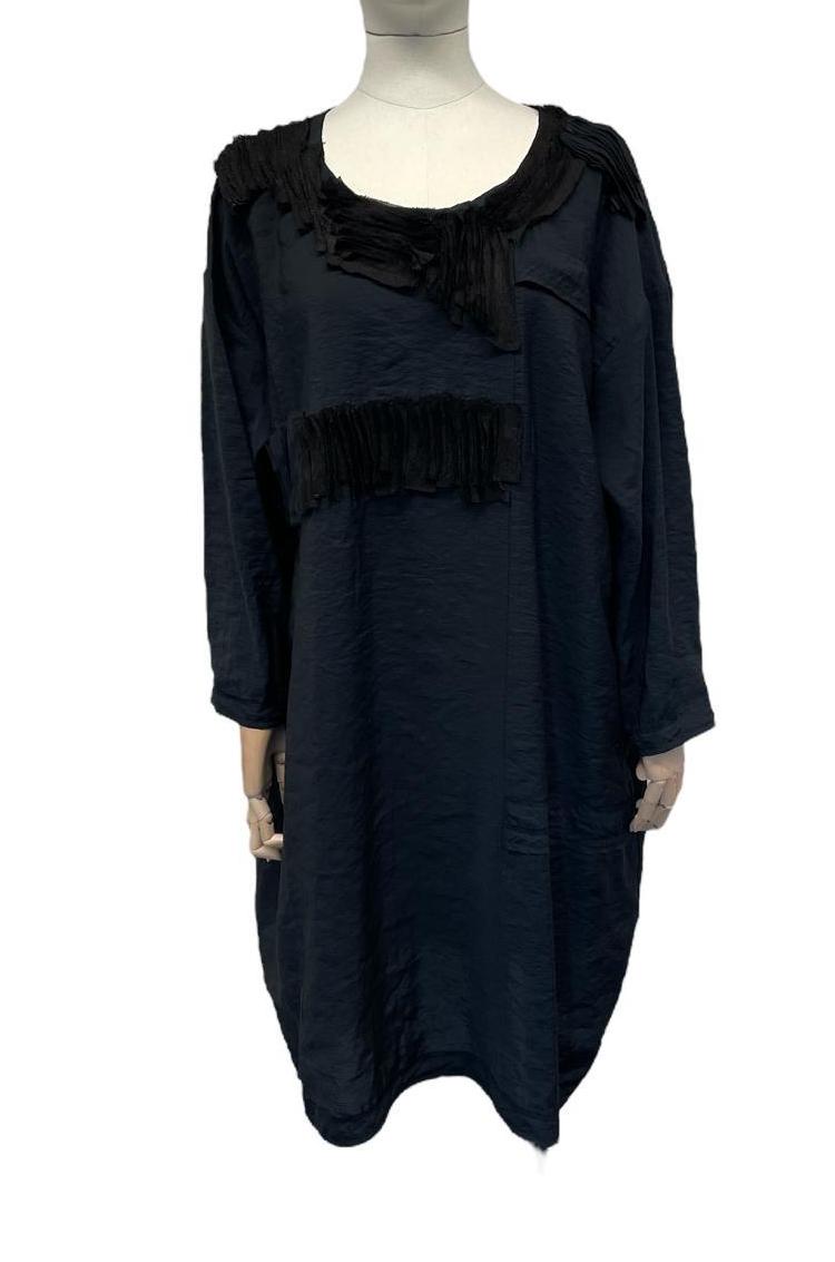 jurk met ruches detail p24ab173 - Working Overtime