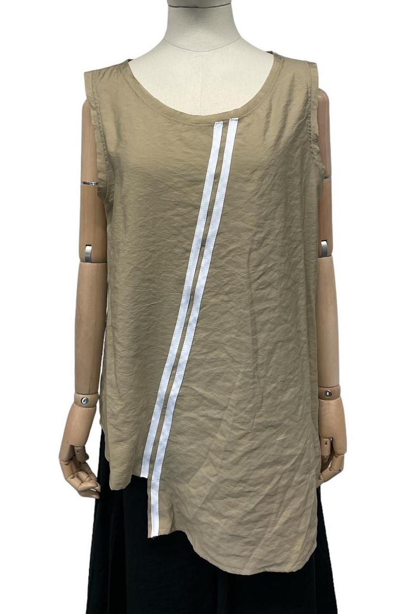 top met witte verticale strepen p242170a - Working Overtime