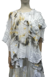 luchtige zomerse bloes met bloemenprint en ruches p24ca223 - Working Overtime