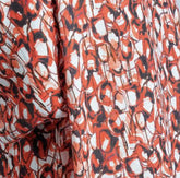 linnen print broek x775 l381 - Thanny