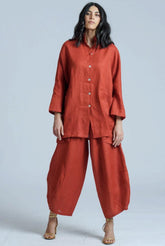 linnen comfortabele broek x775 anna - Thanny