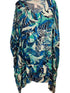 floral viscose maxi jurk s12-05/2 vi - Thanny