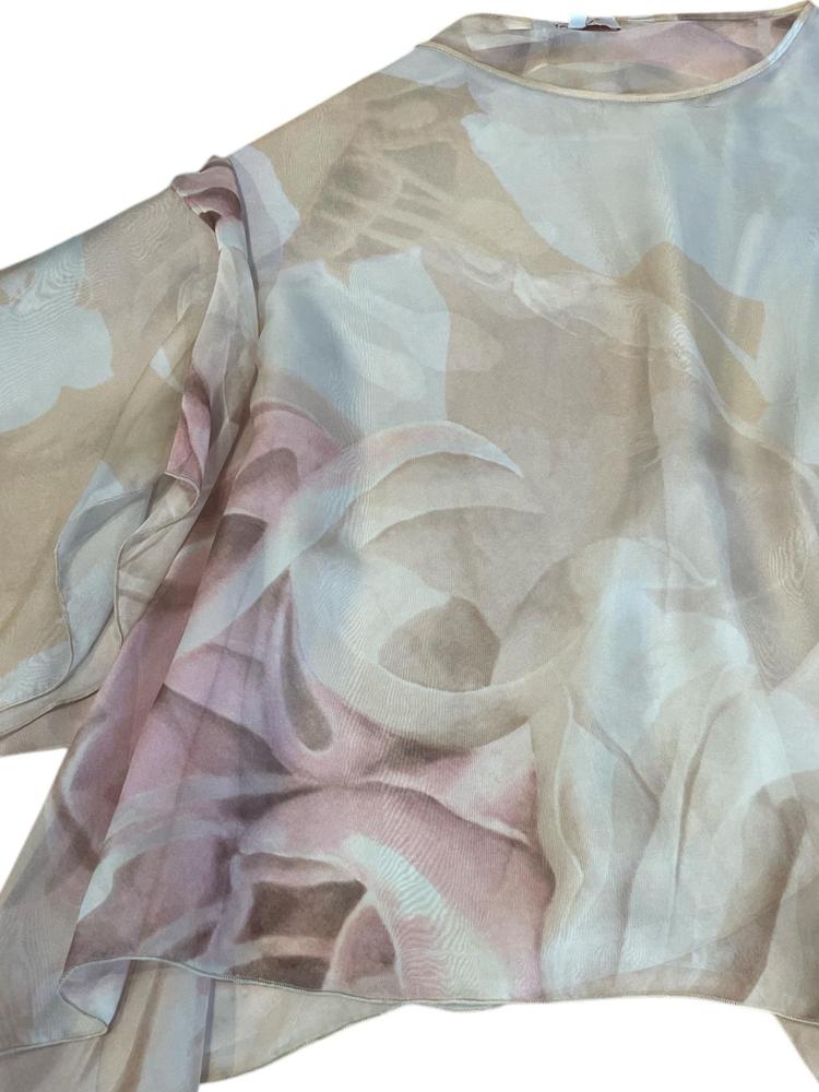 elegant chiffon bloemen shirt mary n1 chiffon - Thanny