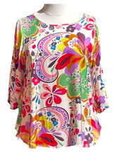 stijlvol viscose print shirt b02 vi - Thanny