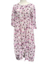 elegante linnen bloemenjurk b93 l383 - Thanny