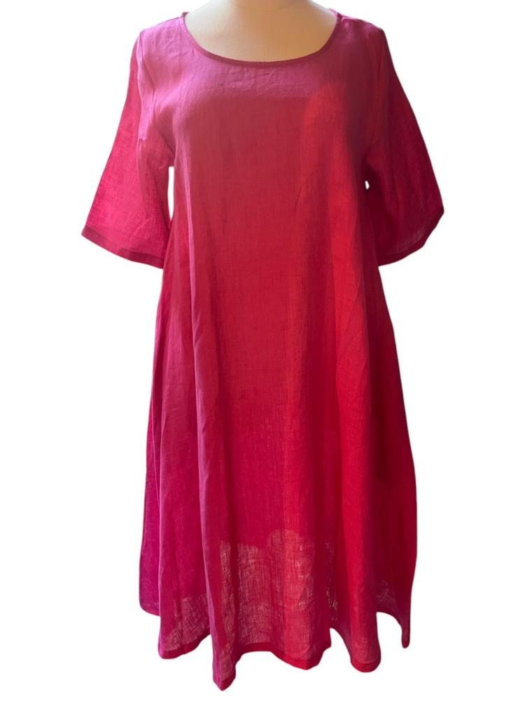 linnen zomerjurk  x351 anna - Thanny