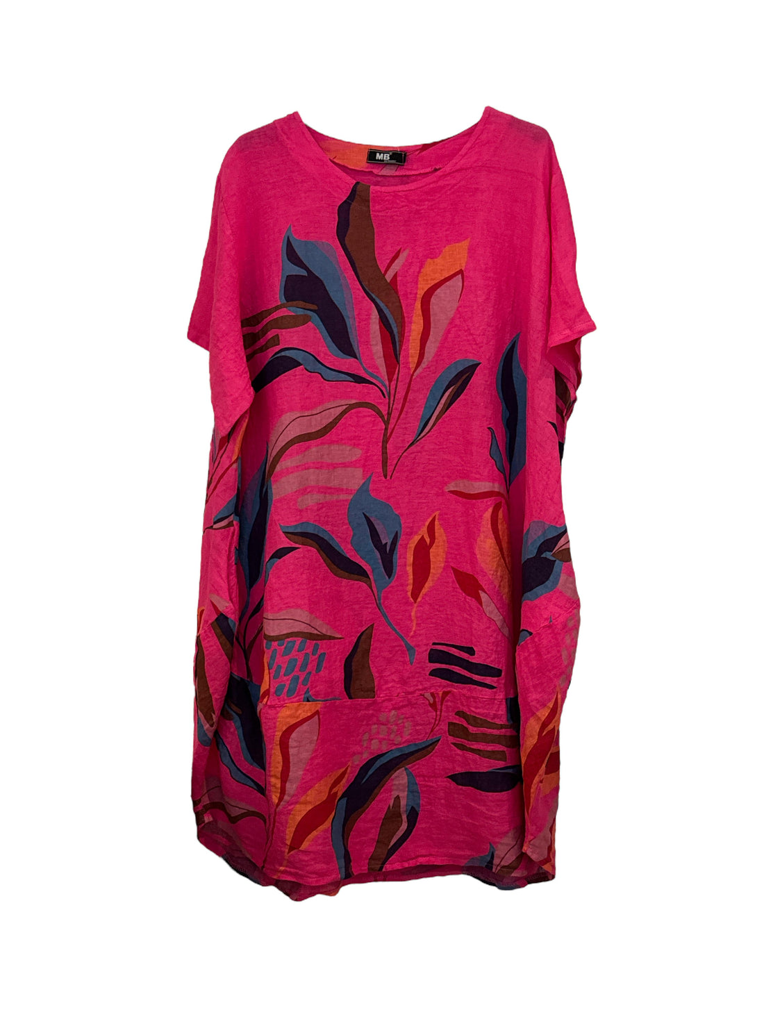 jurk met bloemenprint 91907 - MB Style