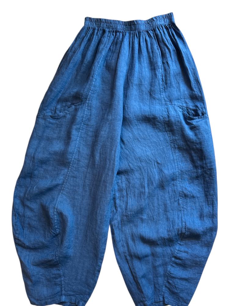 wijde linnen broek 4758 - MB Style