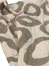 linnen zomerjurk met print 6521 - Moonshine