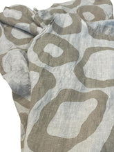 linnen zomerjurk met print 6521 - Moonshine