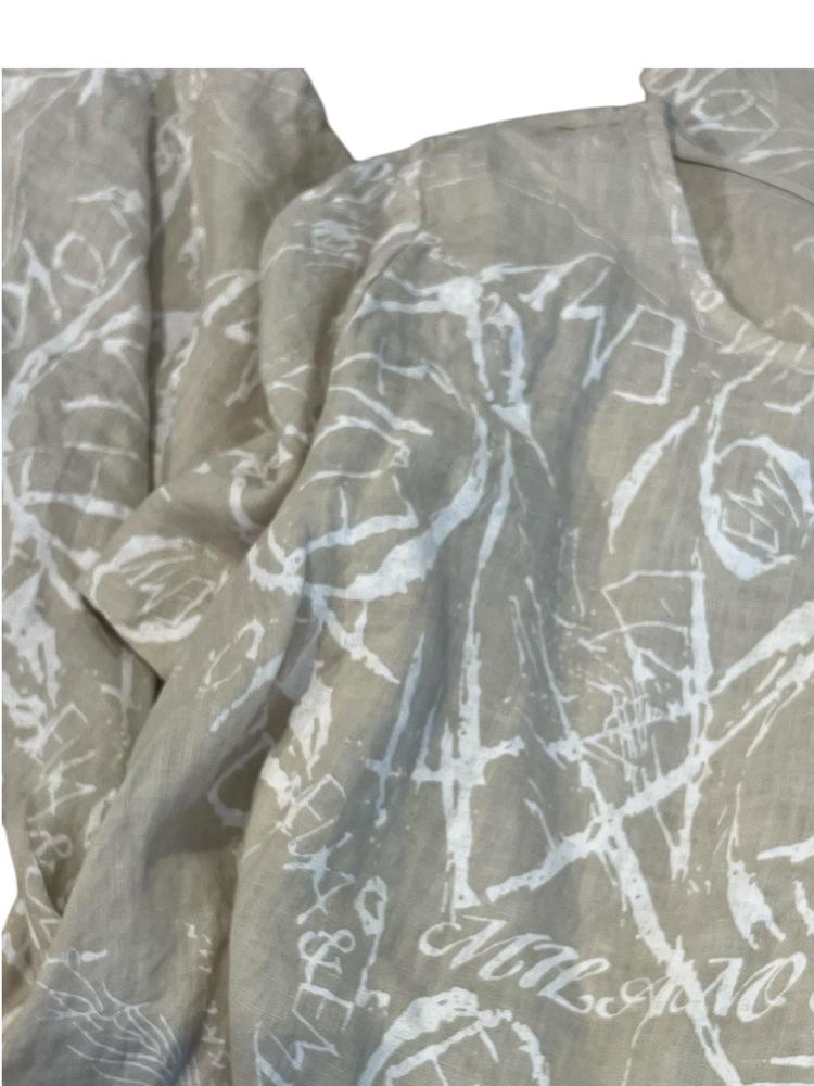 linnen shirt 6520b - Moonshine