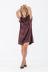 elegante satijnen mini jurk 5620 - PourMoi