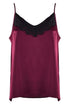 luxe satijnen top met kant 5735 - PourMoi