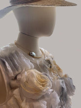 linnen maxi-jurk met ruches p24ab207 - Working Overtime