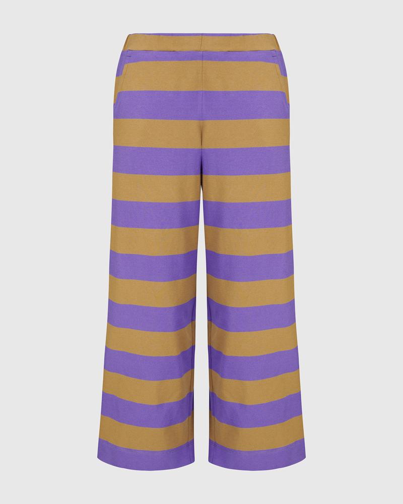 gestreepte comfort stretch broek up673 - Urban by Alembika