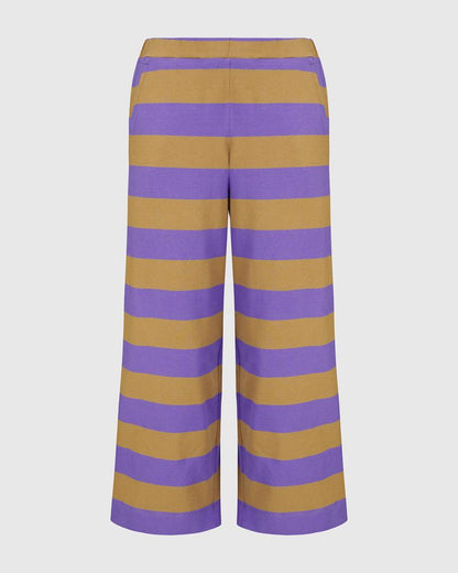 gestreepte comfort stretch broek up673 - Urban by Alembika