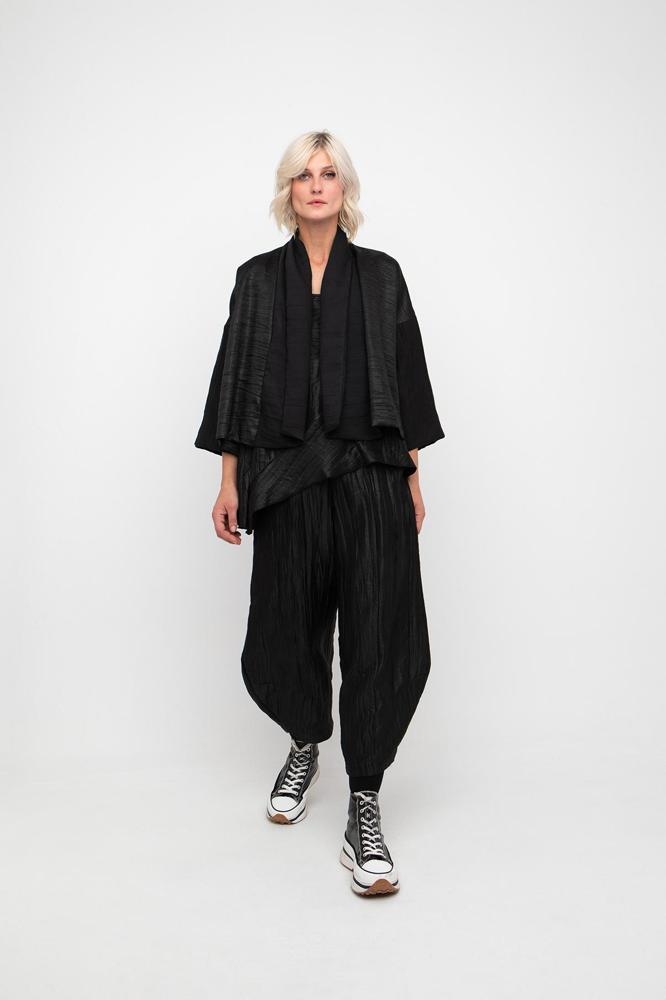 luxe wijde plissé broek 766002 - Ozai N Kü