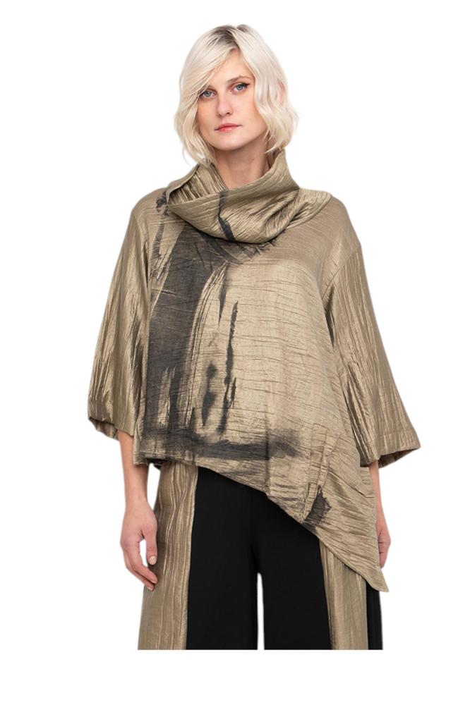 asymmetrisch design shirt 766008 - Ozai N Kü