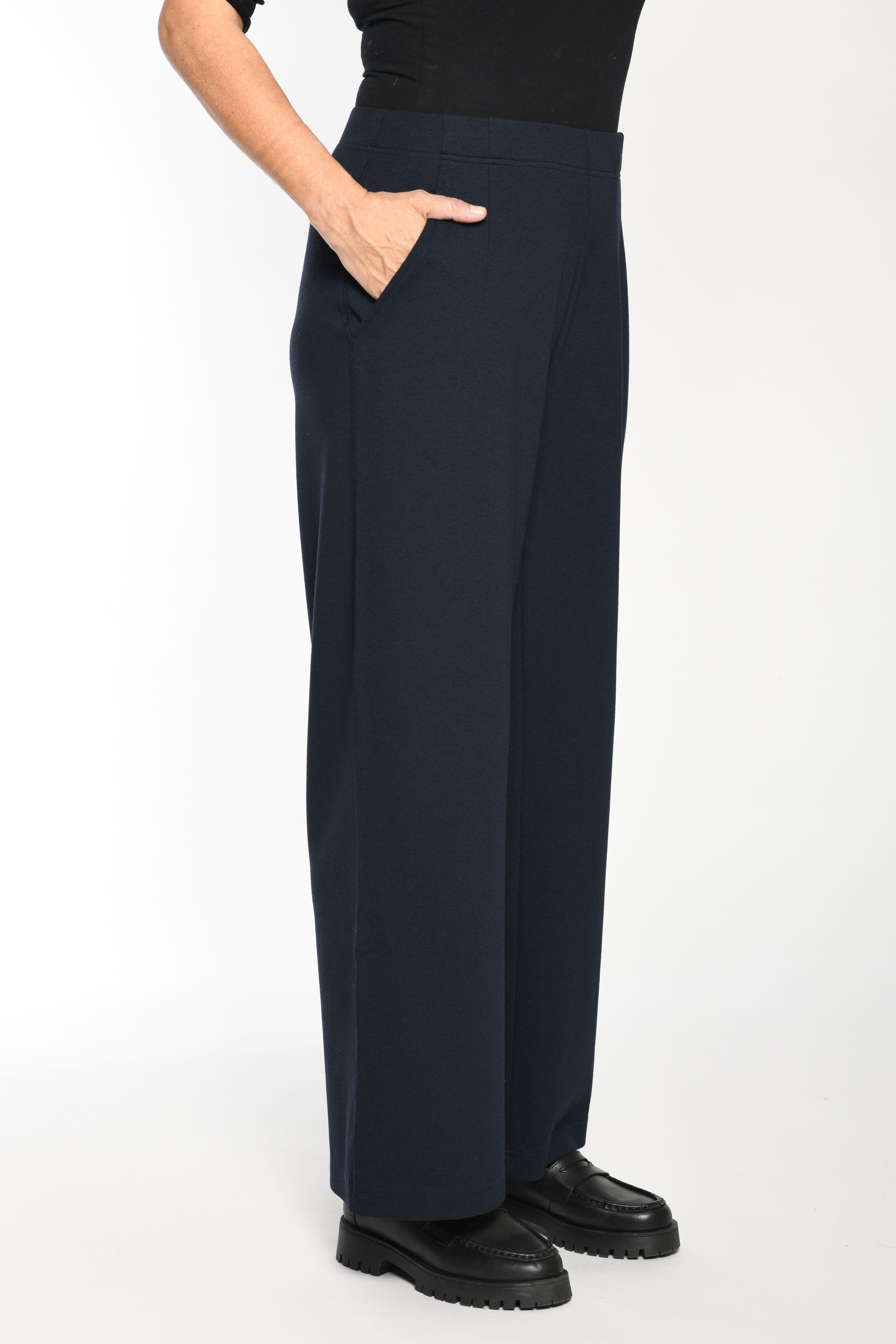 viscose stretch broek 9557-048 - Vetono